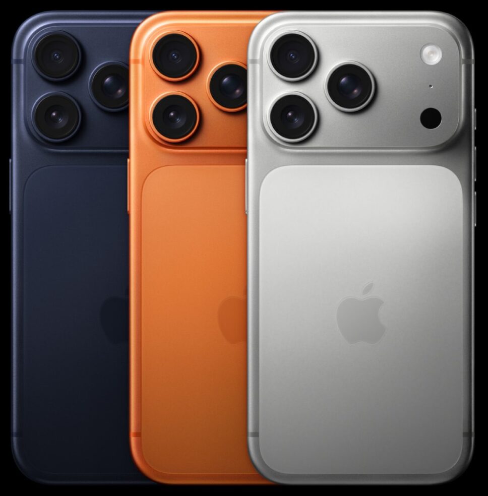 Cores do iPhone 17 Pro e iPhone 17 Pro Max