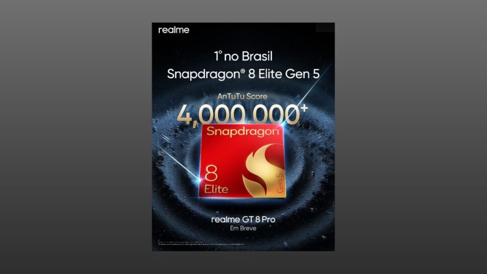Realme GT 8 Pro: vem aí o primeiro flagship com Snapdragon 8 Elite Gen 5 do Brasil