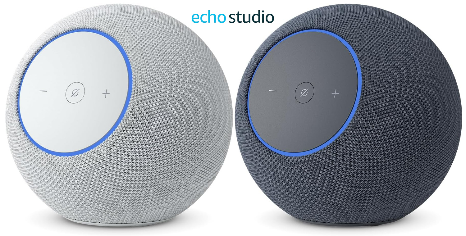 Amazon Echo Dot Max e Echo Studio