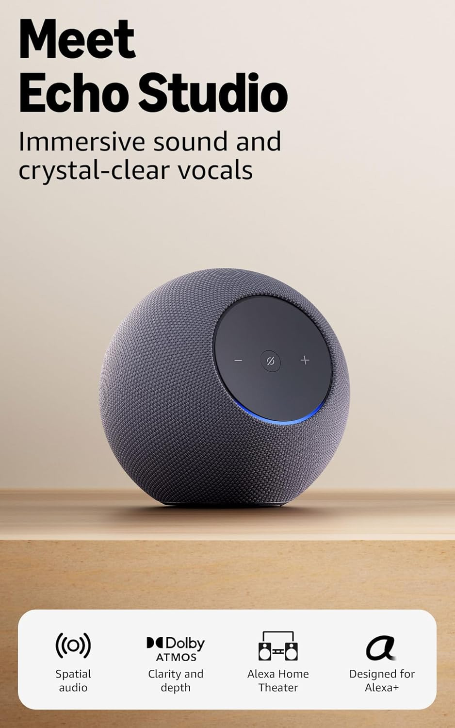 Amazon Echo Dot Max e Echo Studio