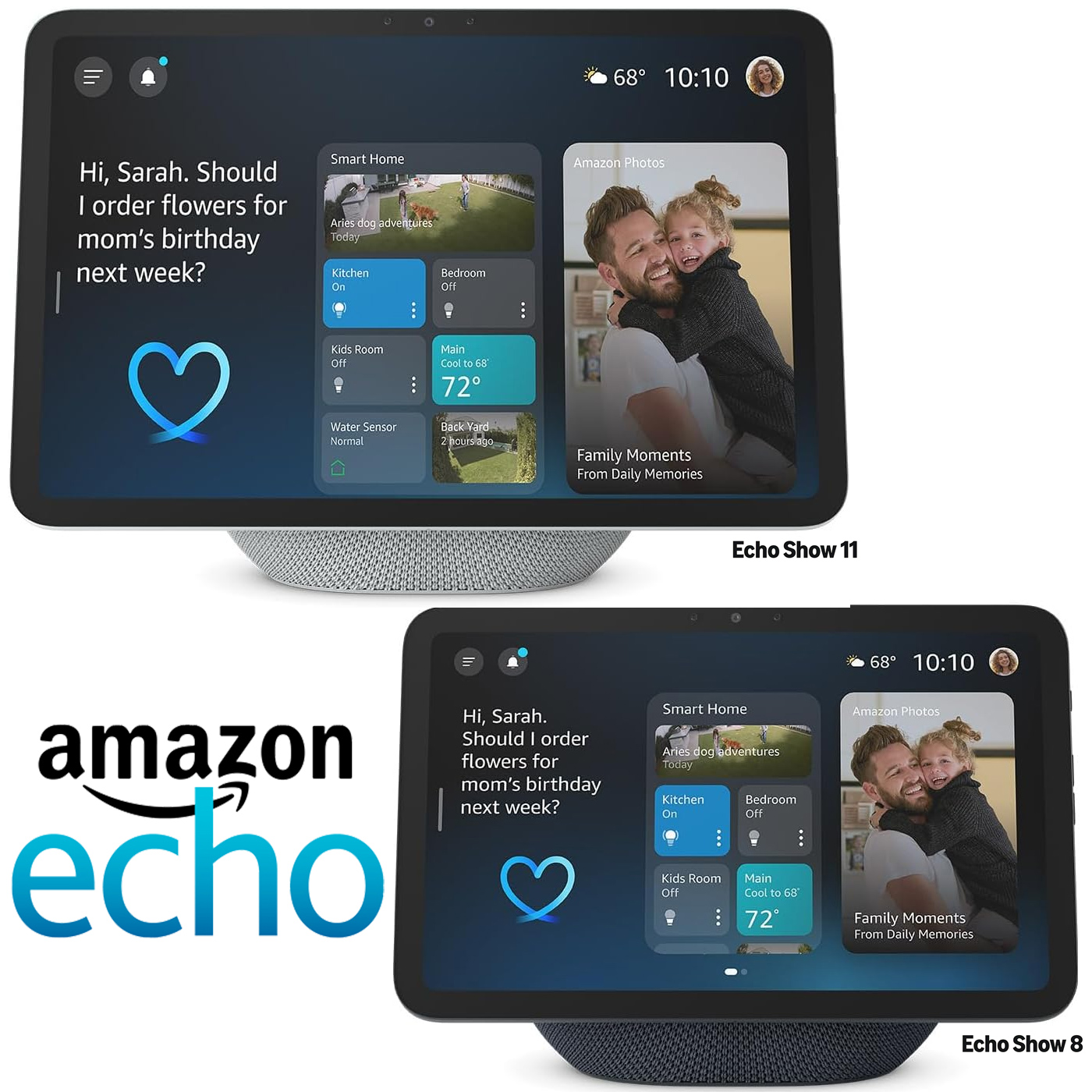 Amazon Echo Show 8 e 11 (2025)
