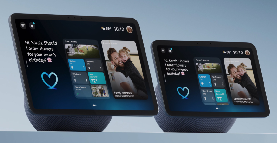 Amazon Echo Show 8 e 11 (2025)