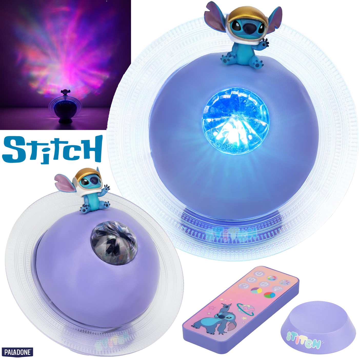 Projetor de Galáxias Lilo & Stitch