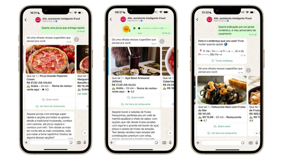 iFood lança Ailo, um agente de IA para fazer pedidos através de conversas