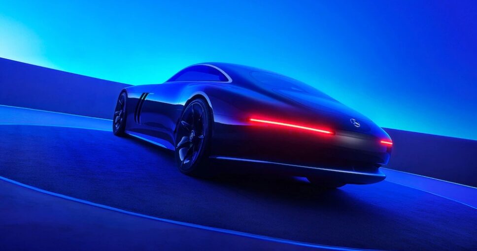 Traseira da Mercedes-Benz Vision Iconic 