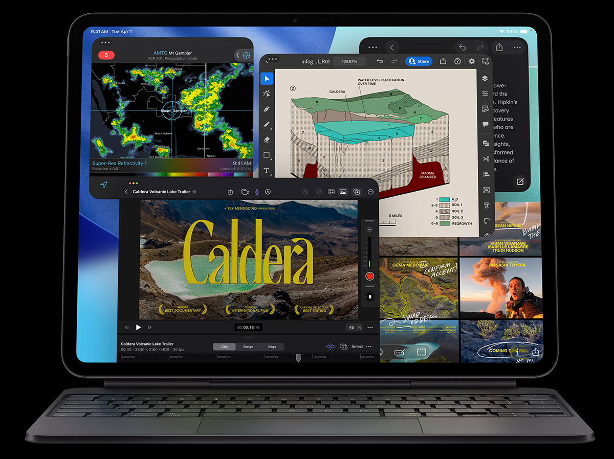 Tablet iPad Pro com o novo chip M5 da Apple