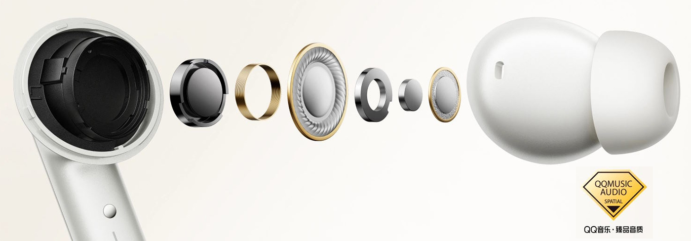 Fones Honor Earbuds 4 com sistema de drivers duplos