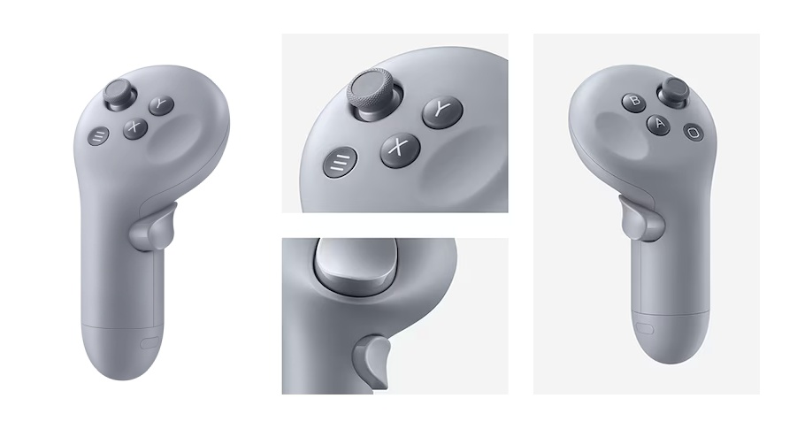 Galaxy XR tem acessórios como controles e cases 