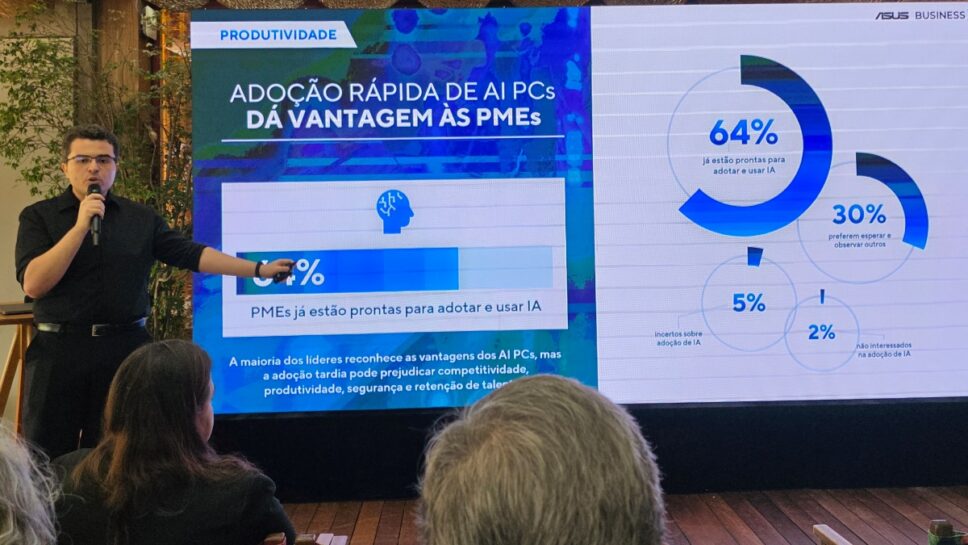 Murilo Tunholi da Asus apresenta a pesquisa O Futuro das PMEs 