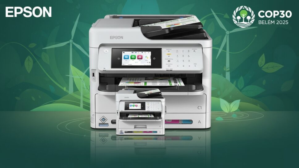 Epson leva suas impressoras sem toner plástico em pó para a COP30