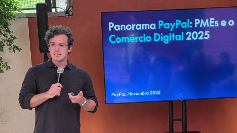 Brunno Saura, general manager do PayPal no Brasil apresenta pesquisa sobre PMEs e e-commerce