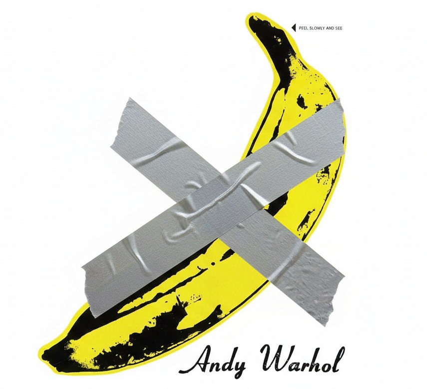 Variação sobre a banana de Andy Warhol 