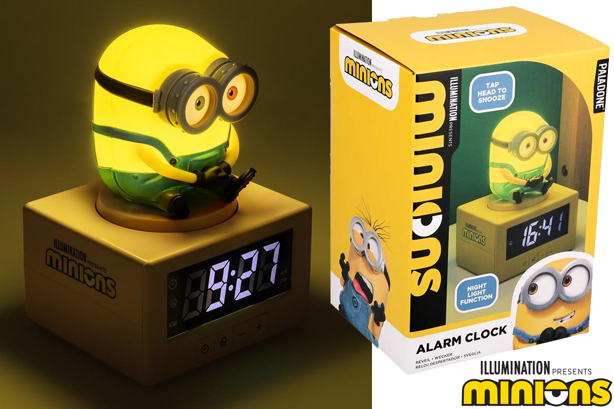 Despertador Minion Bob (Meu Malvado Favorito)