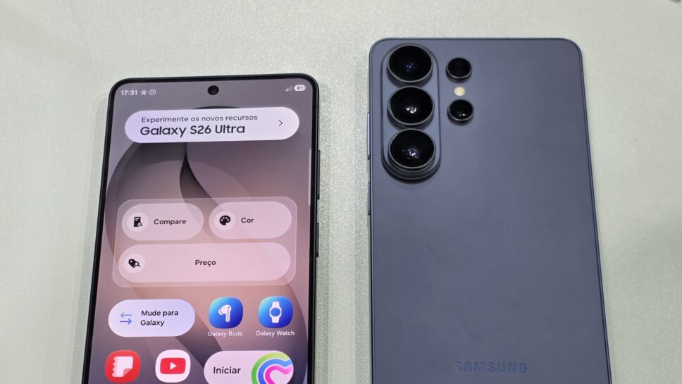 Galaxy S26 Ultra conta com uma tela de privacidade anti-bisbilhoteiros