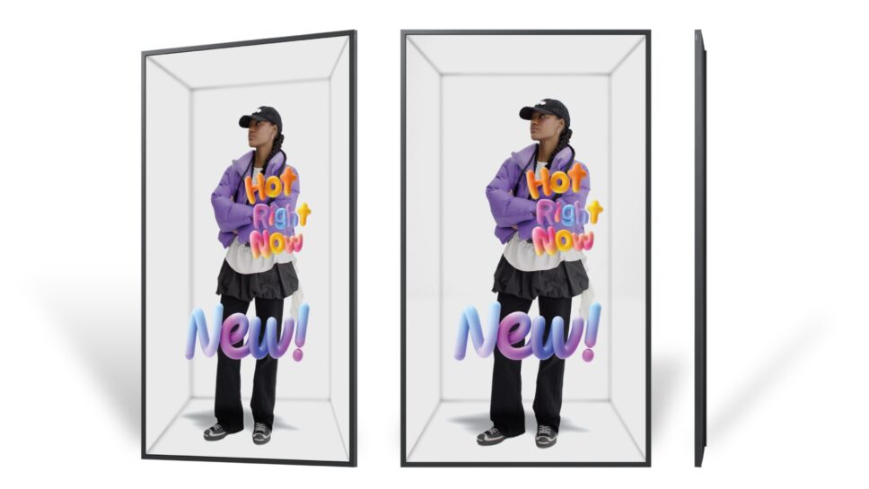 Spatial Signage, a vitrine 3D da Samsung