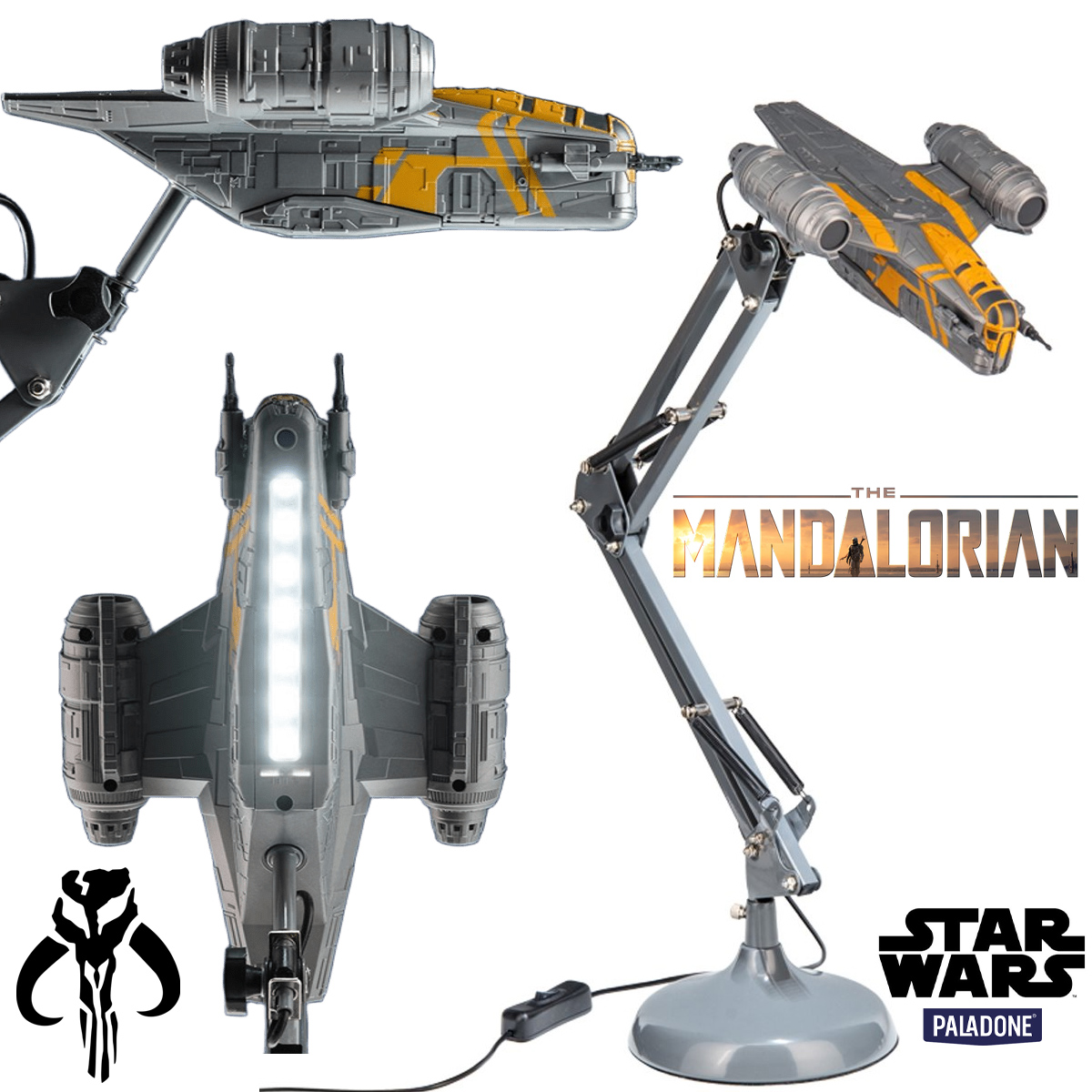Luminária de mesa Razor Crest Star Wars: The Mandalorian