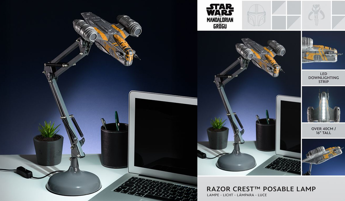 Luminária de mesa Razor Crest Star Wars: The Mandalorian