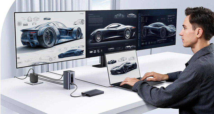 Estação Baseus Spacemate RD1 Docking Station com 11 portas