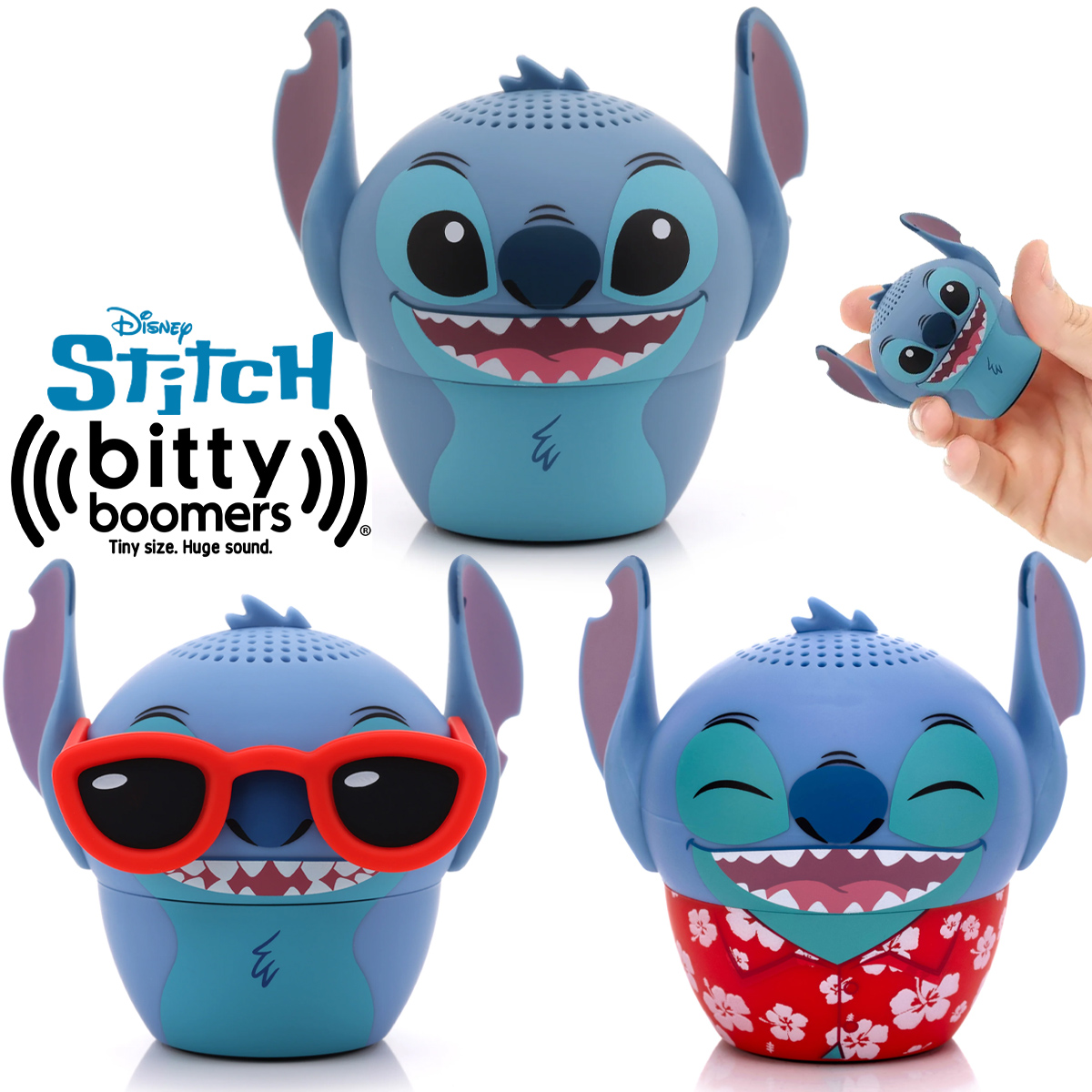 Stitch Bitty Boomers - Micro caixas de som da Experiência Genética nº 626