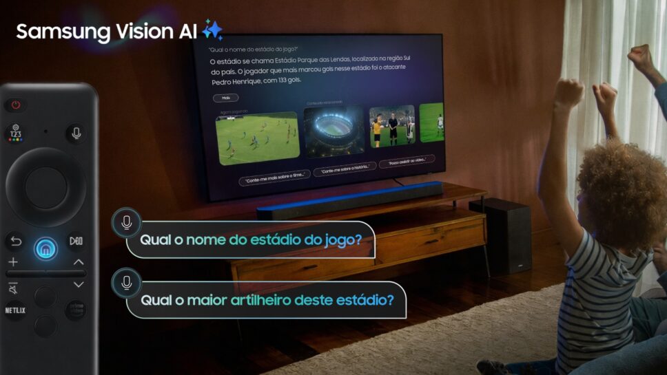 Vision AI Companion da Samsung, um ótimo companheiro para assistir a Copa do Mundo