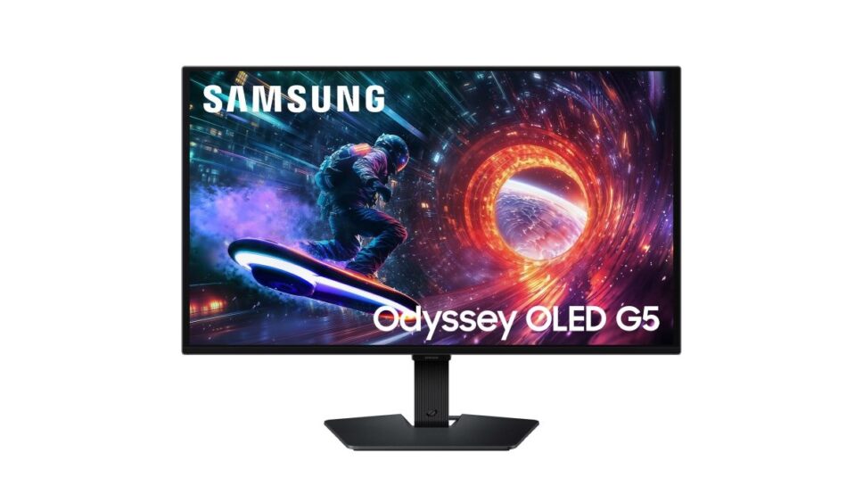 Novo monitor gamer Odyssey OLED G5 de 27 polegadas