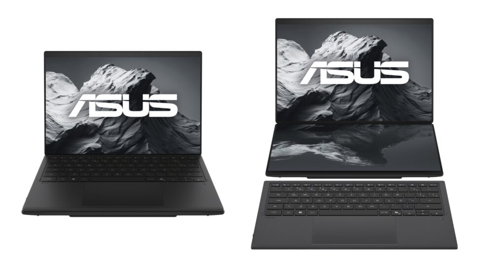 Zenbook Duo conta com um teclado destacável e duas telas
