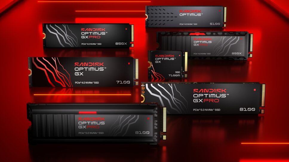 Sandisk lança linha de SSDs internos Sandisk Optimus no Brasil 