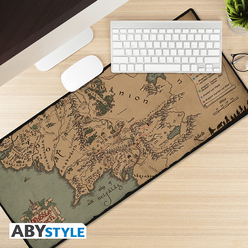 Mousepad O Senhor dos Anéis XXL: “As Jornadas da Sociedade do Anel”
