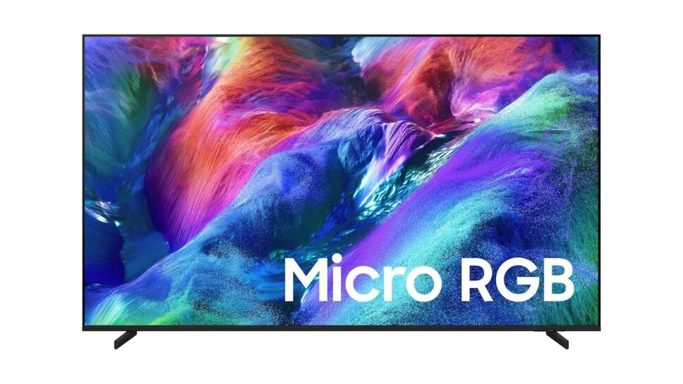 Novas TVs Micro RGB da Samsung contam com cores, brilho e contraste mais precisos