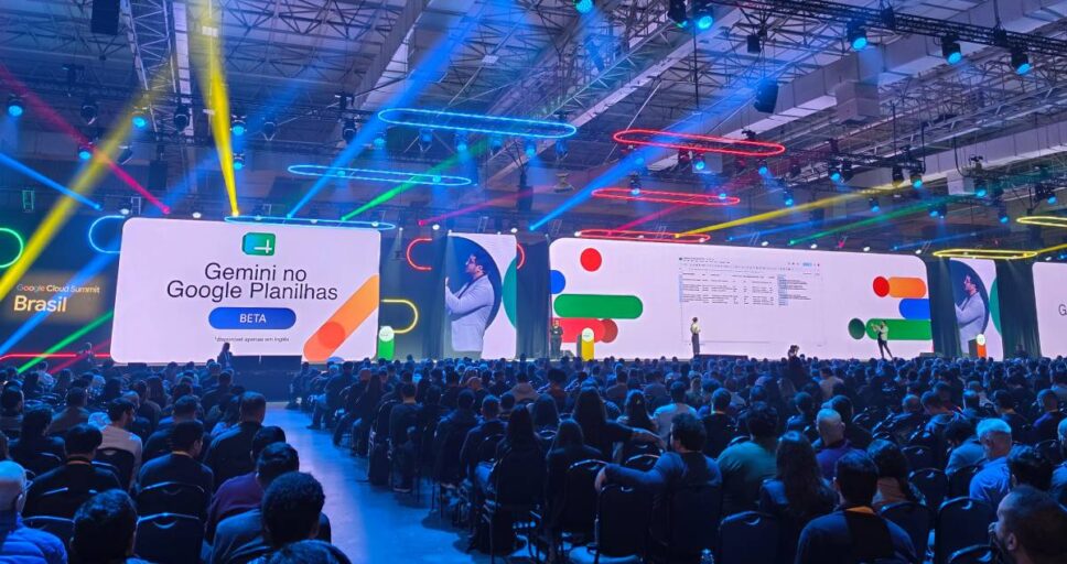 Palco do Google Cloud Summit Brasil 2026