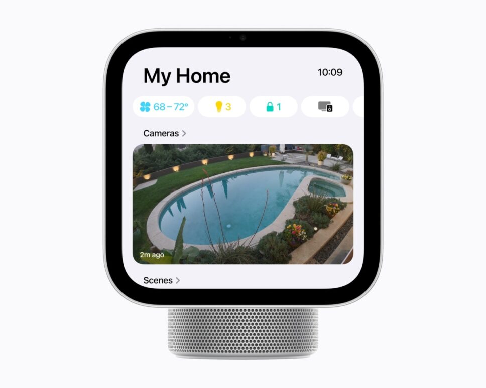 Usando o Apple HomeView, é possível ver quem está tocando a campainha do Apple Home Collection