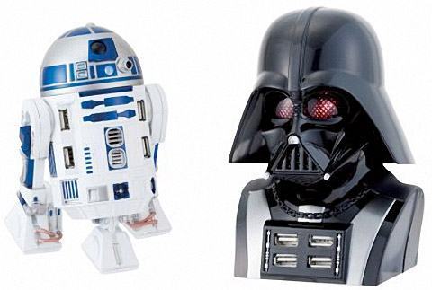 Hubs R2-D2 e Darth Vader: Seus Gadgets Têm a Força!