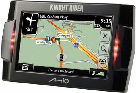 Navegador GPS com a Voz de Kitt da “Super Máquina”