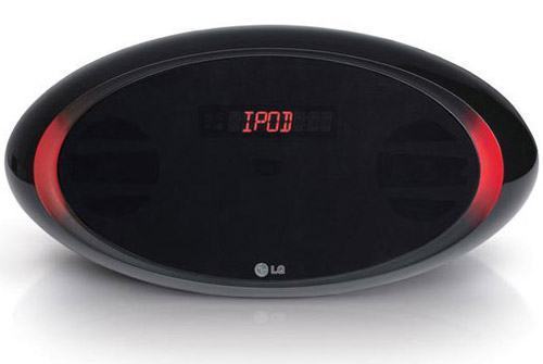 Dock para iPod com Formato Oval da LG