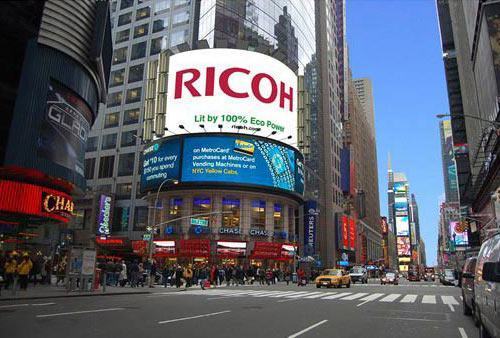 Ricoh vai Colocar um Painel Eletrônico Ecológico em Times Square