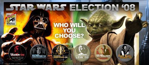 Eleições Star Wars 2008: Escolha o seu Candidato!