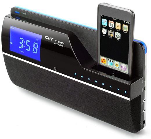 CVT i3101, Um Relógio com Dock para iPhone