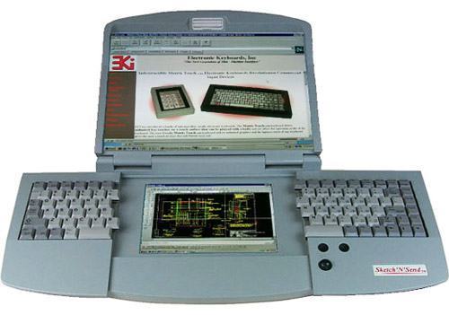 Um Notebook com Uma Touchscreen Escondida Embaixo do Teclado!
