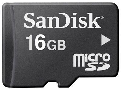 Cartão MicroSD com 16GB de Capacidade!