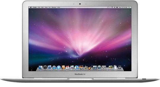 Novo MacBook Air com Placa Gráfica NVIDIA GeForce 9400M