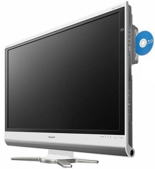 Sharp Lança Primeiras TVs LCD do Mundo com Gravador Blu-Ray