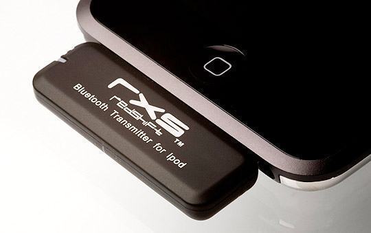 Adaptadores Bluetooth Estéreo RXS para o seu iPod, iPhone ou MP3 Player