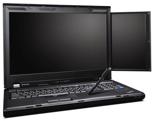 Lenovo ThinkPad W700ds, Um Notebook com Tela Dupla!