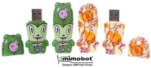 Mimobots Desenhados por Gary Baseman