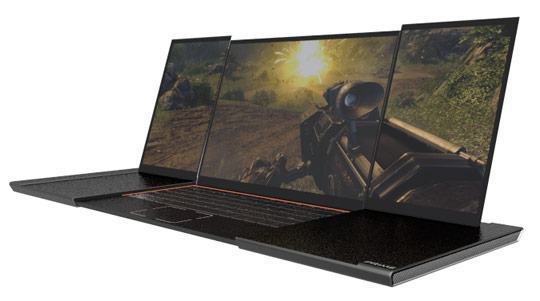 Prime Gaming Laptop: Um Conceito com Três Telas OLED!