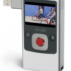 Flip UltraHD com 8GB de Capacidade e Bateria Removível