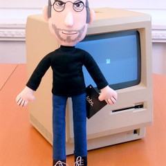 Só para Fãs da Apple: Boneco de Pano de Steve Jobs!