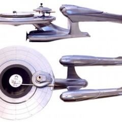 Toca-Discos com a Forma da USS Enterprise de Star Trek!
