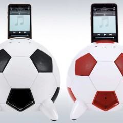 Um Dock para iPod em Formato de Bola de Futebol!