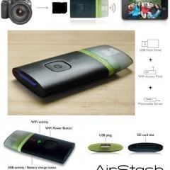 AirStash, um Flash Drive Sem Fio com Media Server!